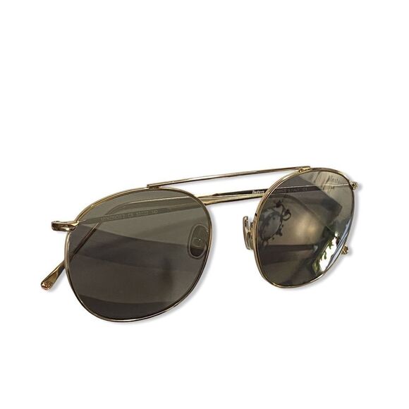 Illesteva sunglasses Mykonos II in Gold & Silver aviators Revolve - Picture 5 of 12